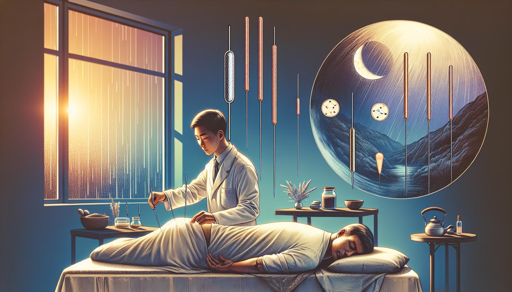 Acupuntura para aliviar el insomnio: Método natural para un mejor descanso