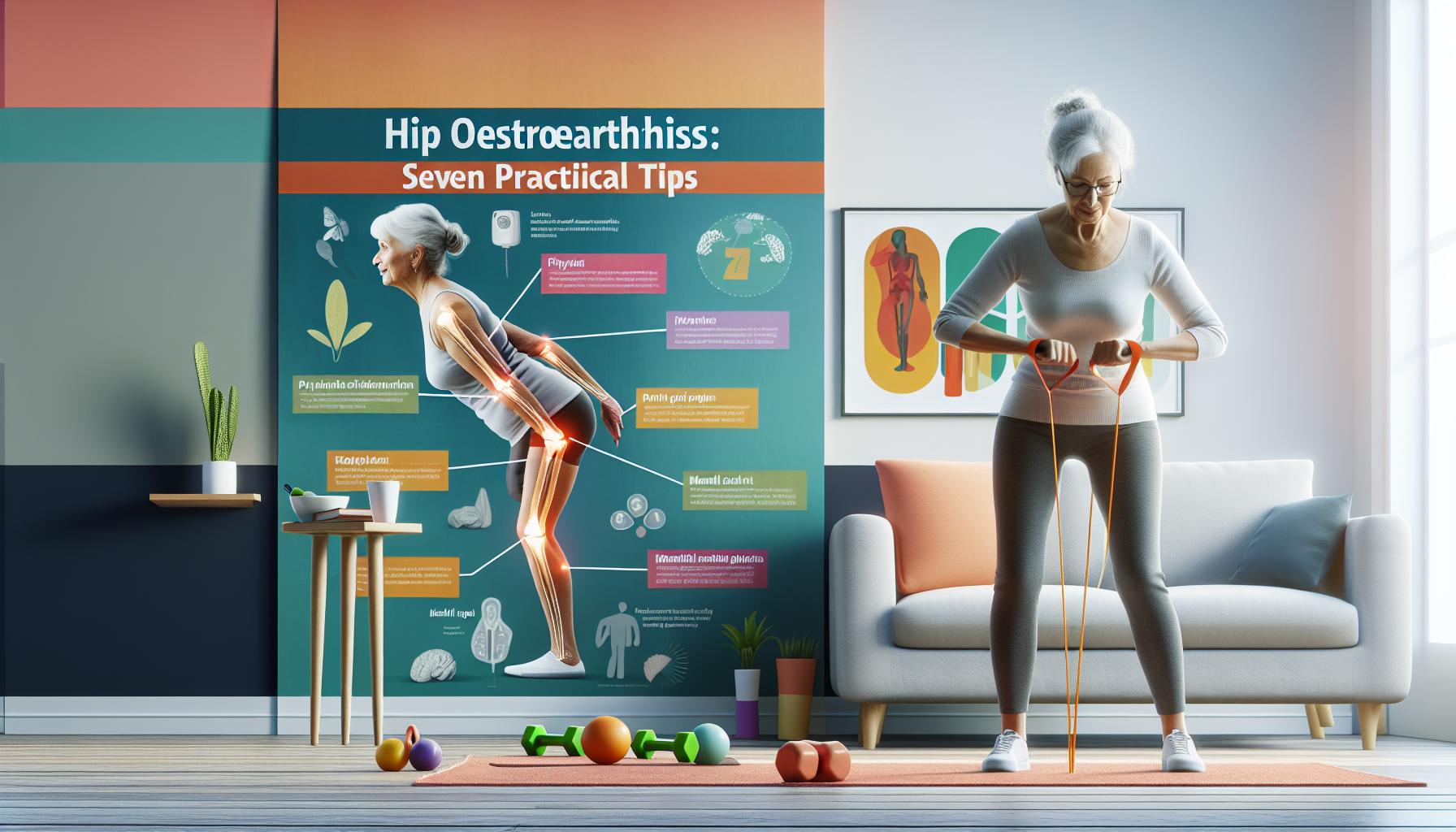 Artrosis de cadera: siete consejos prácticos para manejarla.